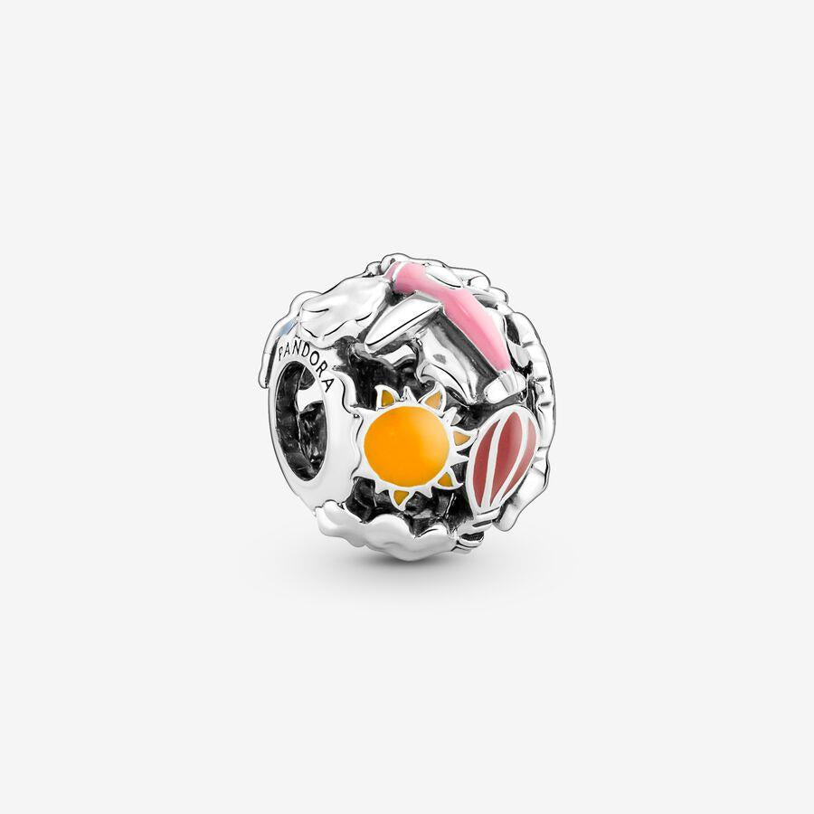 Pandora Fly Away Rainbow Sky & Travel Charm Pandora Fly Away Rainbow Sky & Travel Charm